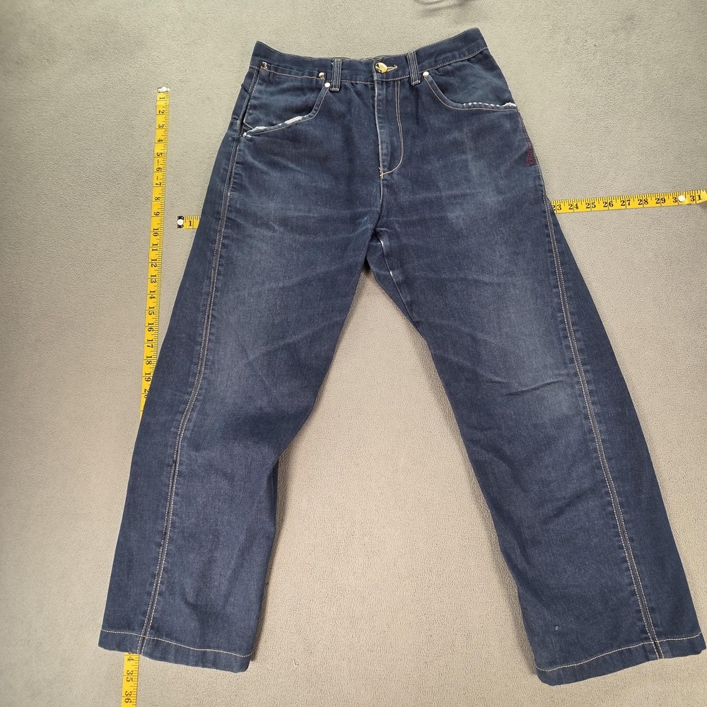 VTG Levis Engineered Jeans Mens Blue Med Wash Straight Twisted No Tag Fits 28x25